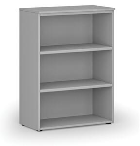 Kancelársky regál PRIMO GRAY, 800 x 420 x 1087 mm, sivá