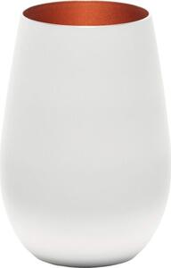 Pohár Stölzle Elements 465 ml, biely/bronzový (6 ks)
