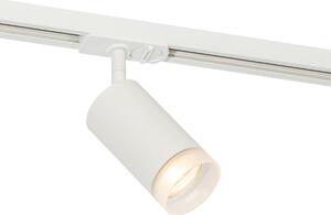 Moderný reflektor s bielym krúžkom pre 1-fázový koľajnicový systém GU10 50 mm - Iconic Jeana