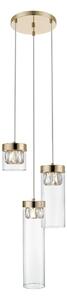 Zuma Line P0389-03D-F7AC závesné stropné svietidlo GEM | 28W G9