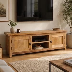 Televízny stolík BestBerg 244485 / 120 × 30 × 40 cm / drevo