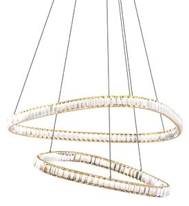 Zuma Line MD3169-2-3GT LED závesné stropné svietidlo ATHESA | 38W integrovaný LED zdroj | 2700-6000K