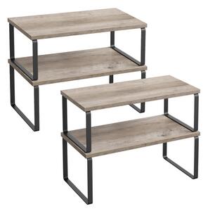 Set 4 kuchynských políc KCS022X02