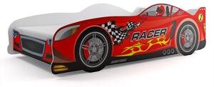 Detská posteľ CARS 160x80 cm Červená