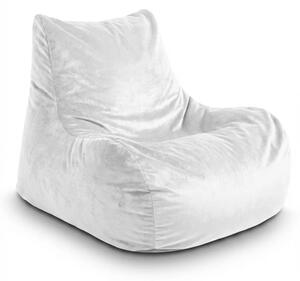 Sablio Sedací vak Bean SOFTY - Cloud White - 60 x 70 x 70 cm