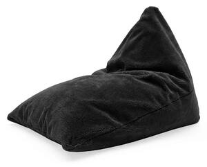 Sablio Sedací vak Triangel SOFTY - Midnight Black - 120 x 100 x 100 cm