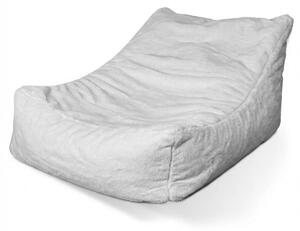 Sablio Sedací vak Lounge SOFTY - Cloud White - 80 x 95 x 50 cm