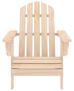 Záhradná stolička Adirondack jedľový masív