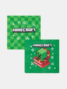 Sinsay - Súprava obliečok na vankúše s vianočným motívom Minecraft - zelená
