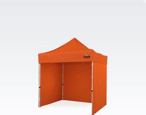 BRIMO Nožnicový stan 2x2m - s 3 stenami - Oranžová 6