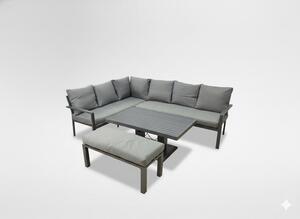Set záhradného nábytku MARBELLA sivý ALM9422