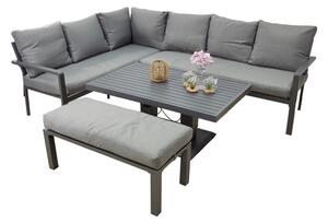 Set záhradného nábytku MARBELLA sivý ALM9422