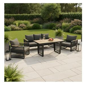 Set záhradného nábytku SKOPJE sivý ALM8109
