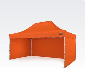 BRIMO Nožnicový stan 3x4,5 m ALU aj pre Motošport - s 3 stenami - Oranžová 5