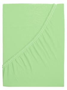 B.E.S. - Petrovice, s.r.o. Plachta Jersey bavlna IDEAL - Svetlá zelená Rozměr: 90 x 200