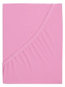 B.E.S. - Petrovice, s.r.o. Plachta Jersey bavlna IDEAL - Ružová Rozměr: 180 x 200