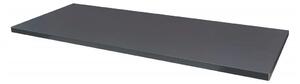 Prídavná polica do dielenských skríň METAL, 1200 x 400 mm, tmavo sivá, 1 ks