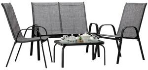 Set záhradného nábytku ZAFIRO sivý NEO9924