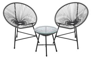 Set záhradného nábytku LUMIRA sivý FAT3446