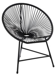 Set záhradného nábytku LUMIRA čierny FAT3439