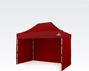 BRIMO Profi Záhradný Stan 2x3m ALU EXCLUSIVE (3 steny) - s 3 stenami - Červená 3