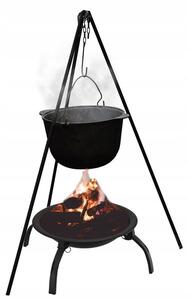 Záhradné ohnisko MAXE čierne BBQ5344