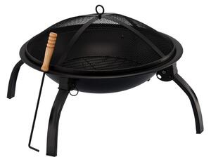 Záhradné ohnisko MAXE čierne BBQ5344