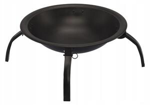 Záhradné ohnisko MAXE čierne BBQ5344
