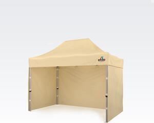 BRIMO Profi Záhradný Stan 2x3m ALU EXCLUSIVE (3 steny) - s 3 stenami - Béžová 3