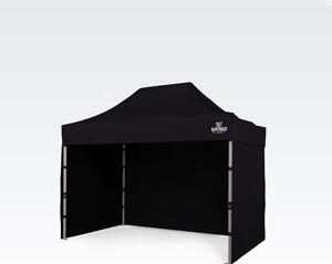 BRIMO Profi Záhradný Stan 2x3m ALU EXCLUSIVE (3 steny) - s 3 stenami - Čierna 3