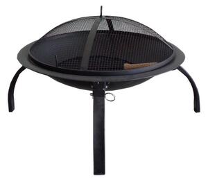 Záhradné ohnisko MAXE čierne BBQ5344