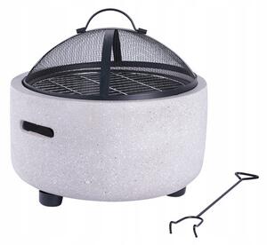 Záhradné ohnisko PULSE čierne / sivé BBQ0124