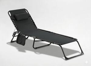 Lehátko LINEAR čierne LEZ2777