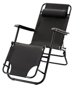 Lehátko CALM čierne LEZ7838
