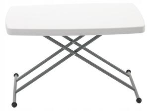 Záhradný stôl COMPACT biely ZUM9613