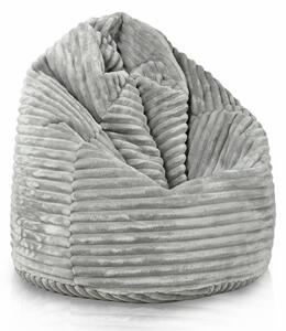 Sedací vak Bag Sako XL stripe TiaHome - svetlo sivá