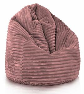 Sedací vak Bag Sako XL stripe TiaHome - svetlo sivá