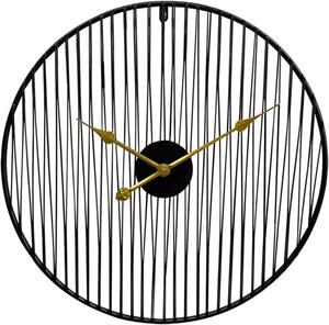 Dizajnové nástenné hodiny Decore 2 Black 60cm