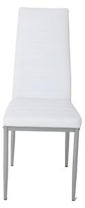 Set 4 ks Jedálenská stolička VALERIA - biela