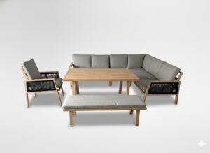 Set záhradného nábytku OTTAWA béžový ALM8154