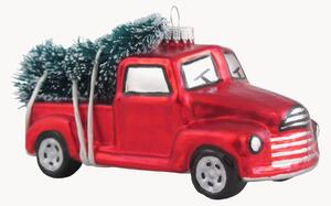 Ručne maľovaná vianočná ozdoba Vintage Pick-up Truck