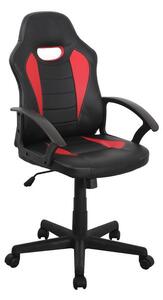 Kancelárska stolička ENZO červeno / čierna