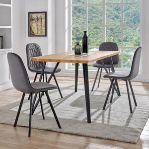 Jedálenský set 4x stolička + stôl Catini KAREN