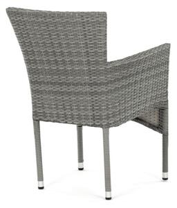 Záhradná stolička sivá AZC-S2118 GREY