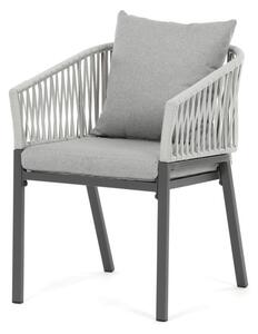 Záhradná stolička sivá AZC-S1430 GREY