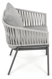 Záhradná stolička sivá AZC-S1430 GREY