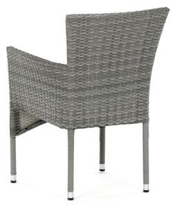 Záhradná stolička sivá AZC-S2118 GREY
