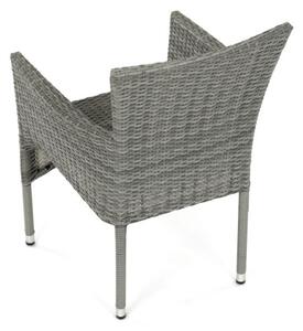 Záhradná stolička sivá AZC-S2118 GREY