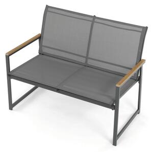 Set záhradného nábytku sivý AZS-S1212 GREY