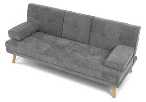 Trojmiestna rozkladacia sedačka, sivá ASB-C3034 GREY2